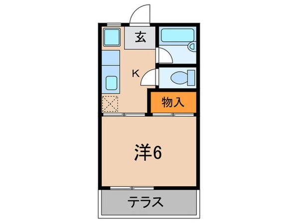 六甲ドミトリーの物件間取画像